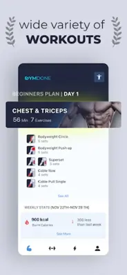 Gym Workout & Personal Trainer android App screenshot 4